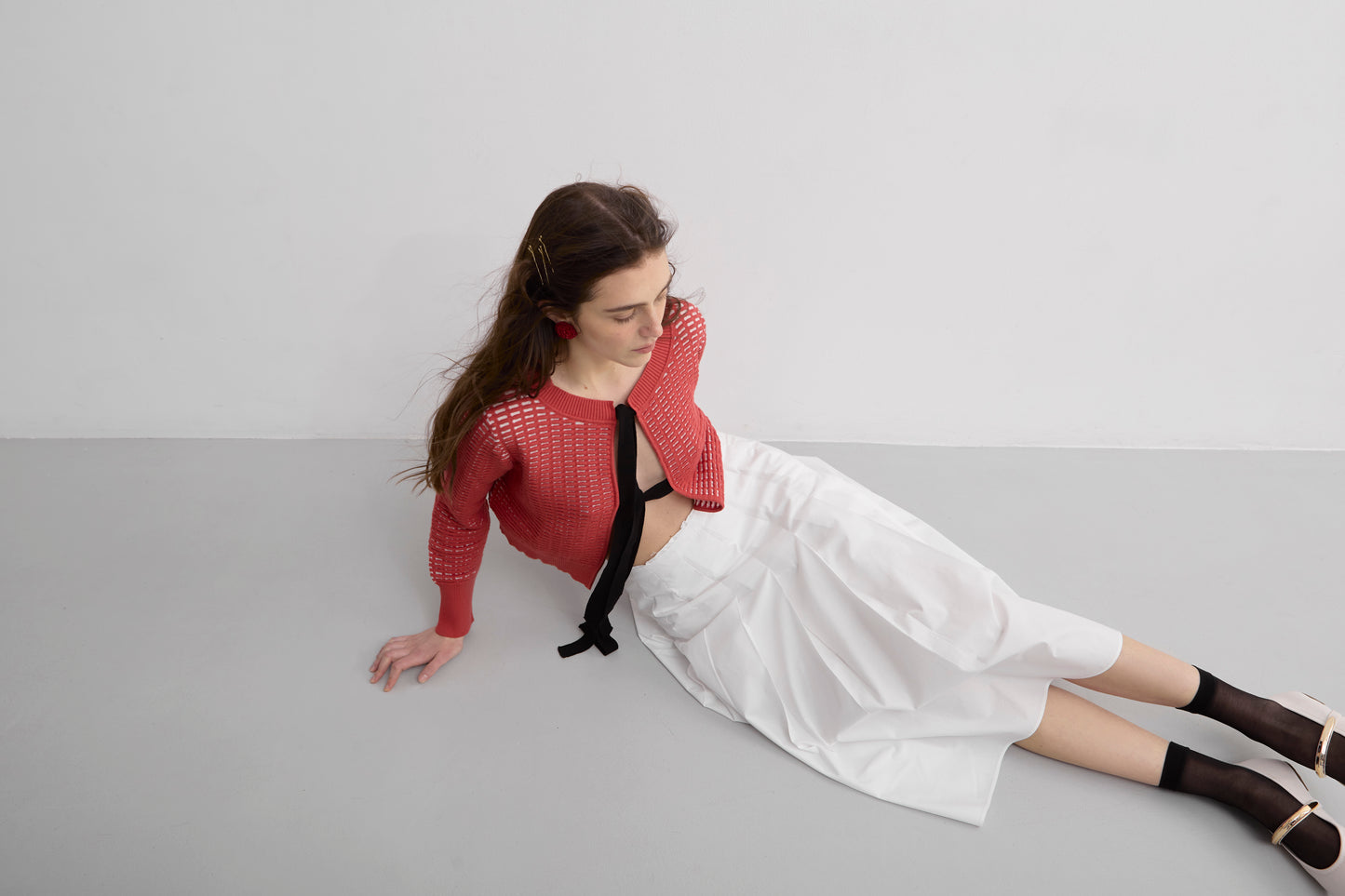 THE GIARDINI PLEATED SKIRT